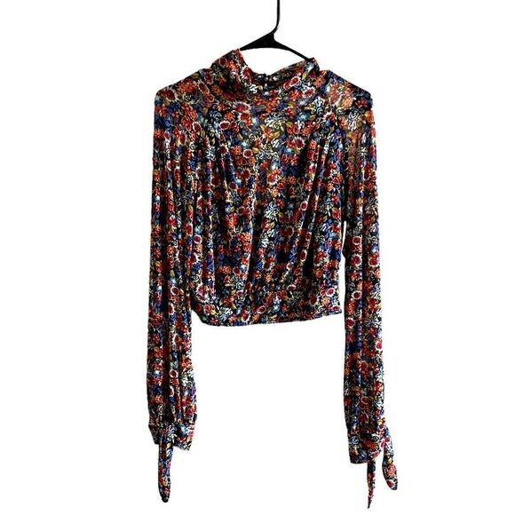 FREE PEOPLE All Dolled Up Blouse Size Small - Picture 5 of 13